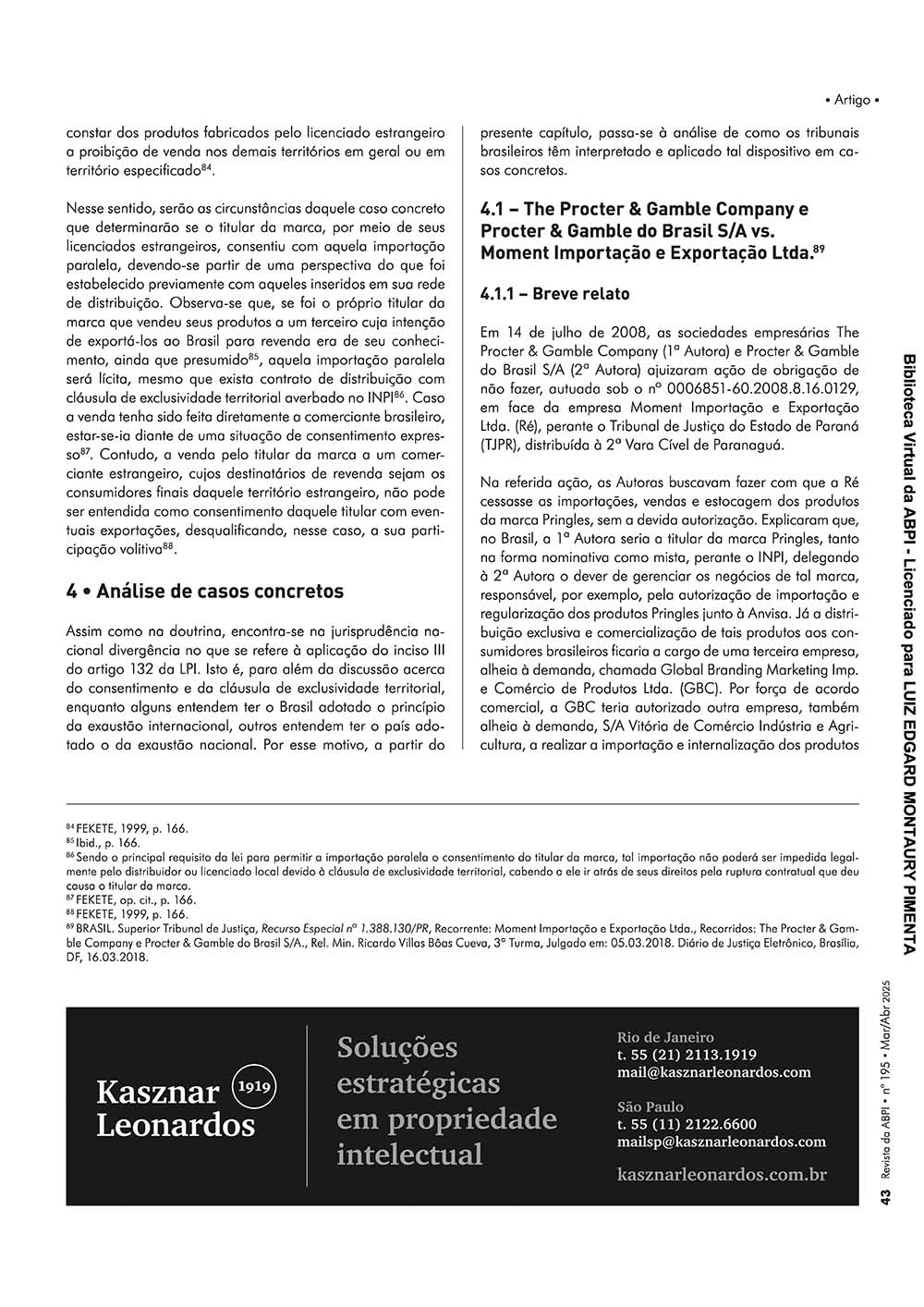 A prática da importação paralela à luz do direito marcário brasileiro (Parte 2)
