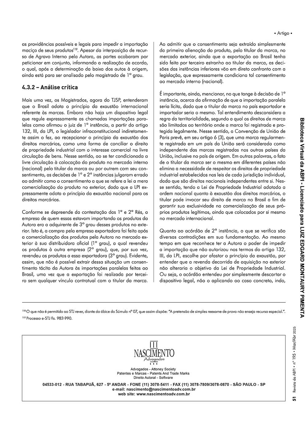A prática da importação paralela à luz do direito marcário brasileiro (Parte 2)