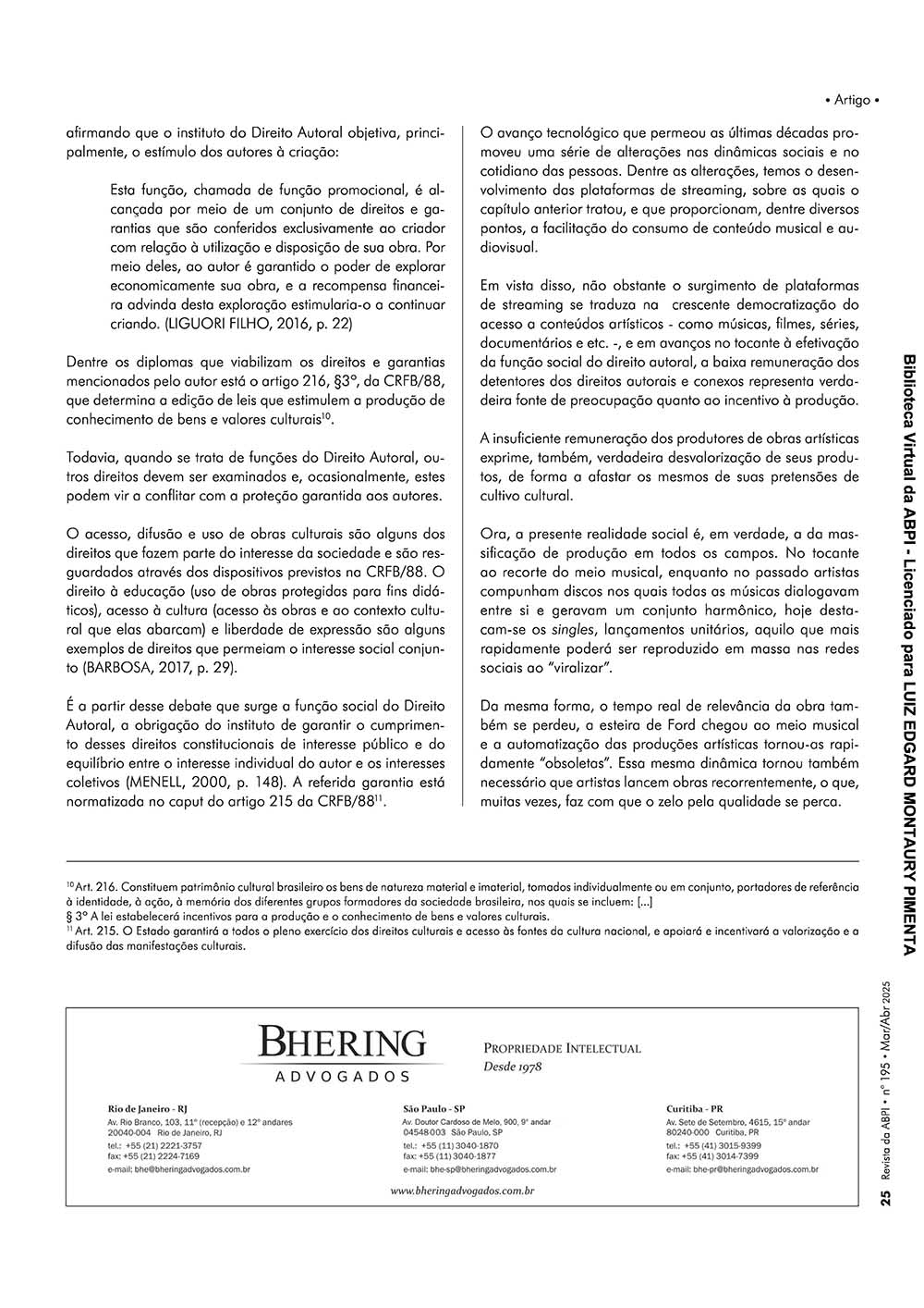 Direito autoral e streaming